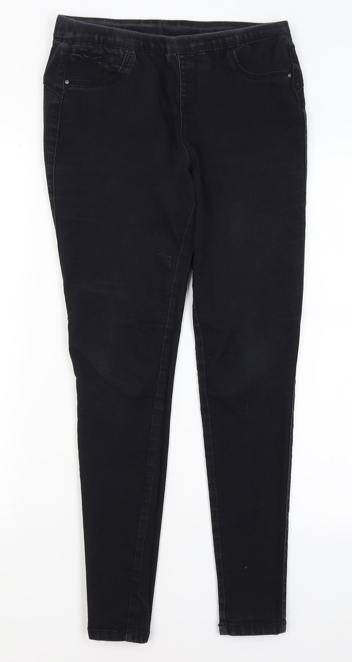Denim Co Womens Black Jegging Jeans Size 8 L27 in