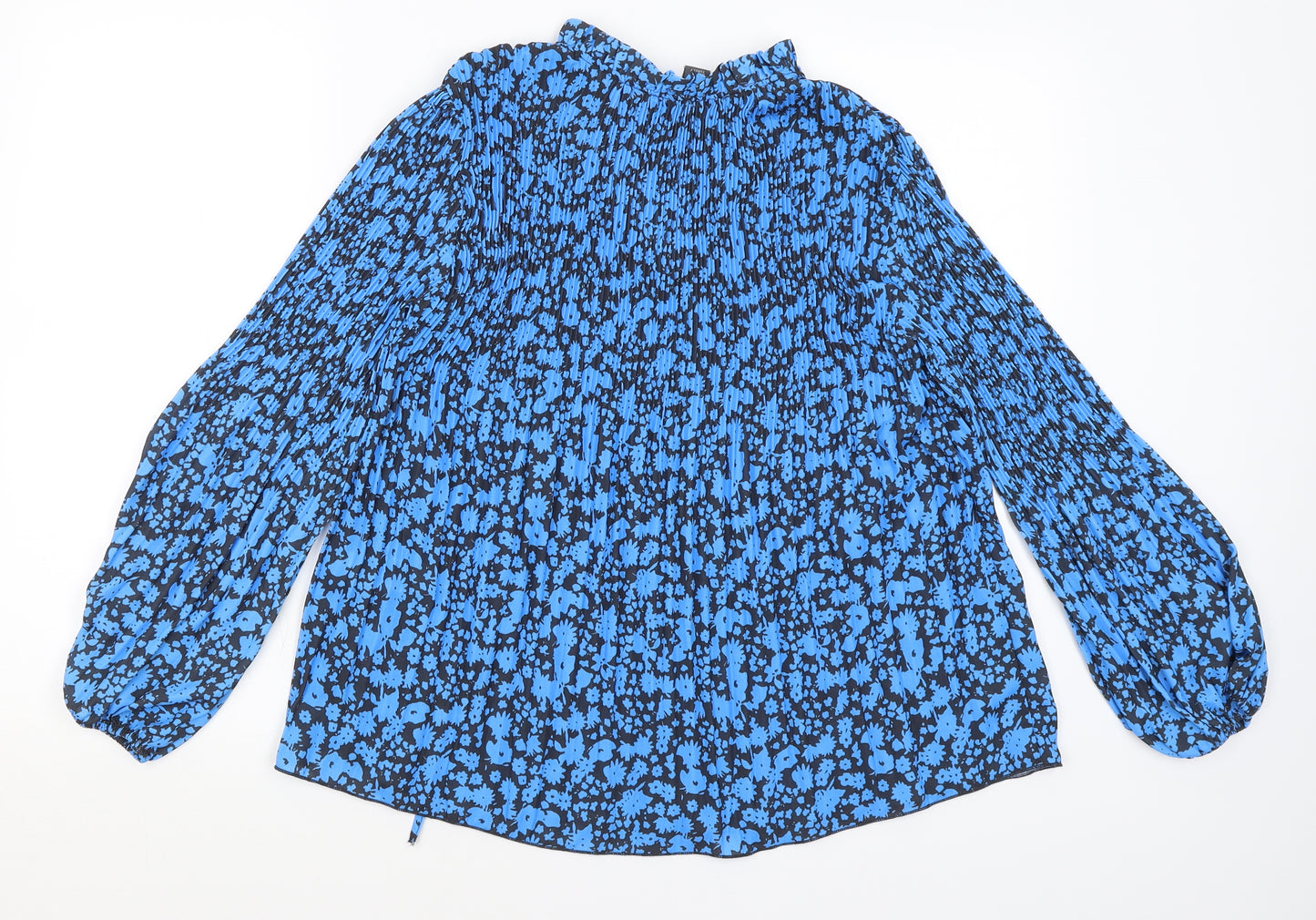 Primark Womens Blue Floral  Basic Blouse Size 6