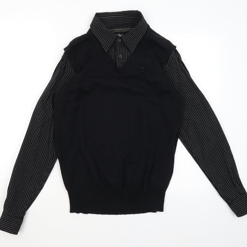 Preworn Mens Black   Pullover Jumper Size M
