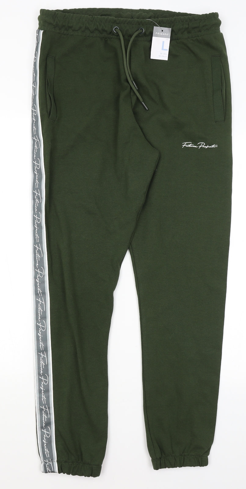 Primark Mens Green   Jogger Trousers Size L L30 in