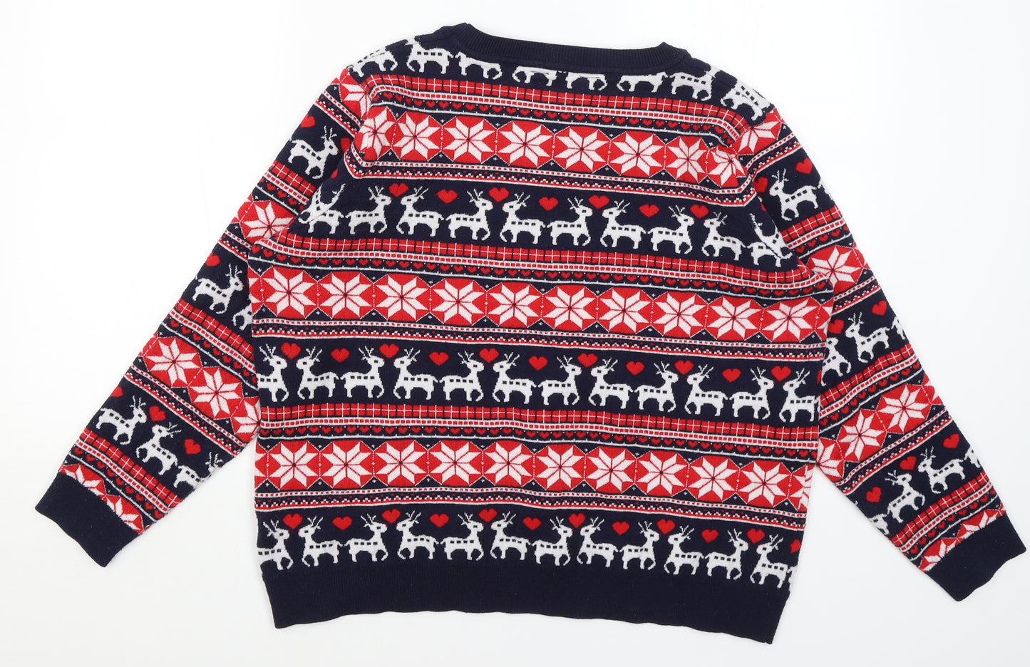 Primark Womens Blue   Pullover Jumper Size XL  - Christmas