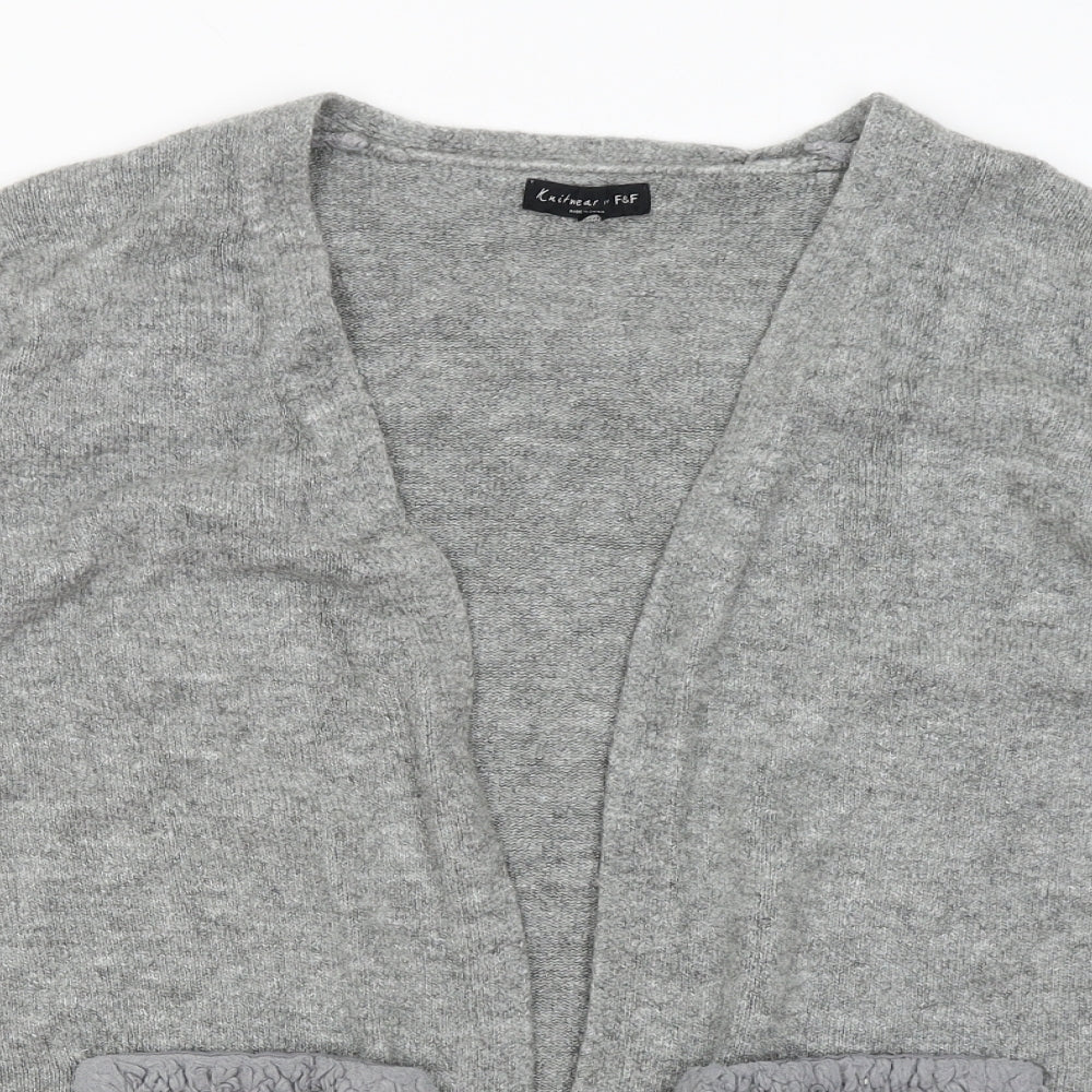 F&F Womens Grey   Shrug Jumper Size 20