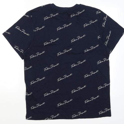 Primark Mens Blue    T-Shirt Size M  - Future Projects