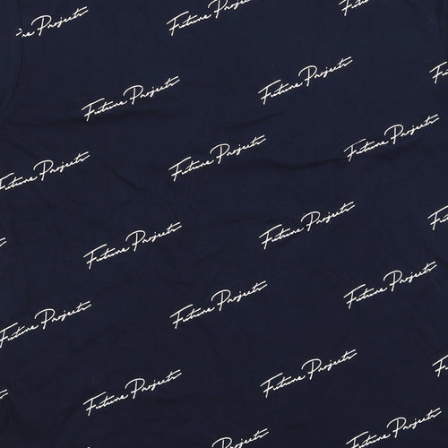 Primark Mens Blue    T-Shirt Size M  - Future Projects