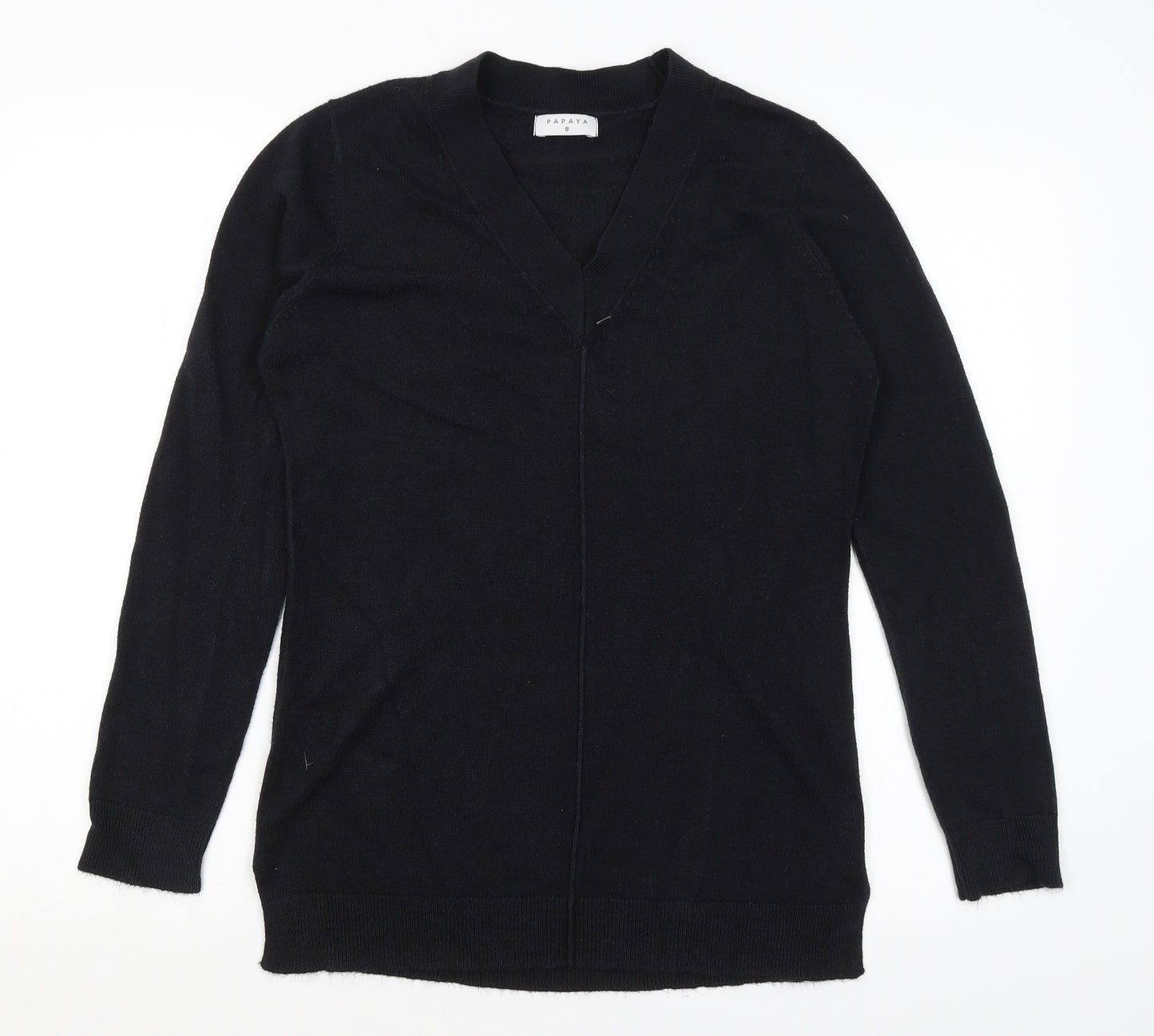 Papaya Womens Black   Pullover Jumper Size 8