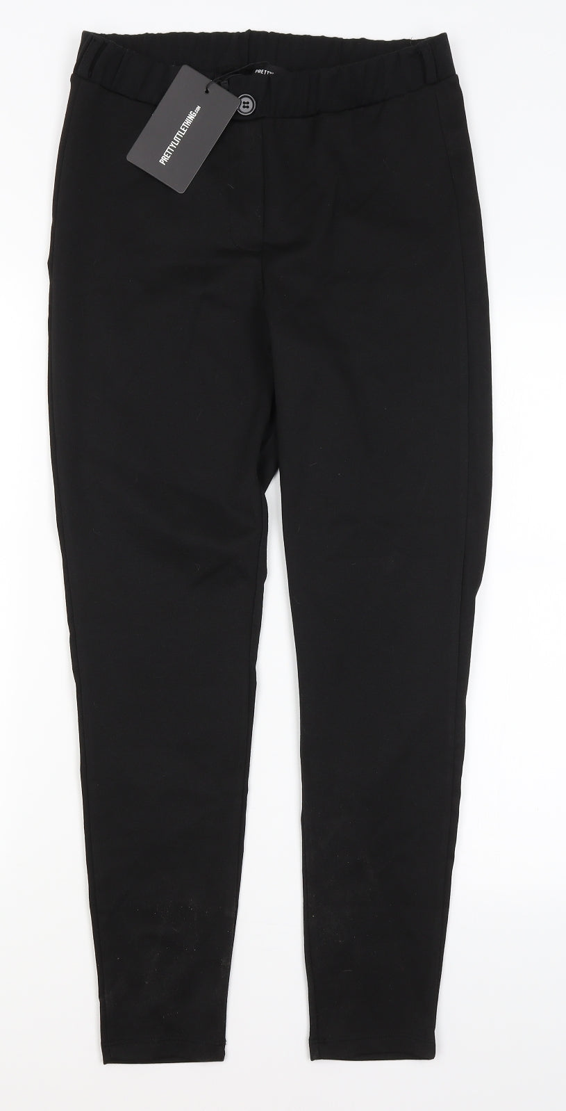 Pretty Little Thing Womens Black   Trousers  Size 14 L27 in