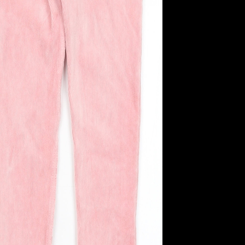 M&S Girls Pink   Capri Trousers Size 5-6 Years