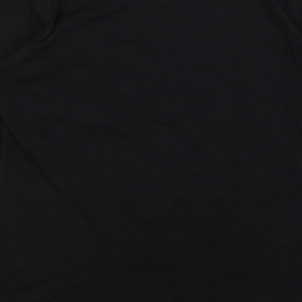 George Womens Black   Basic T-Shirt Size 16