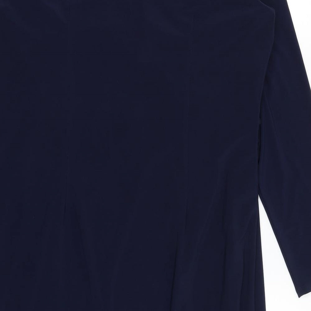 M&S Womens Blue   A-Line  Size 22