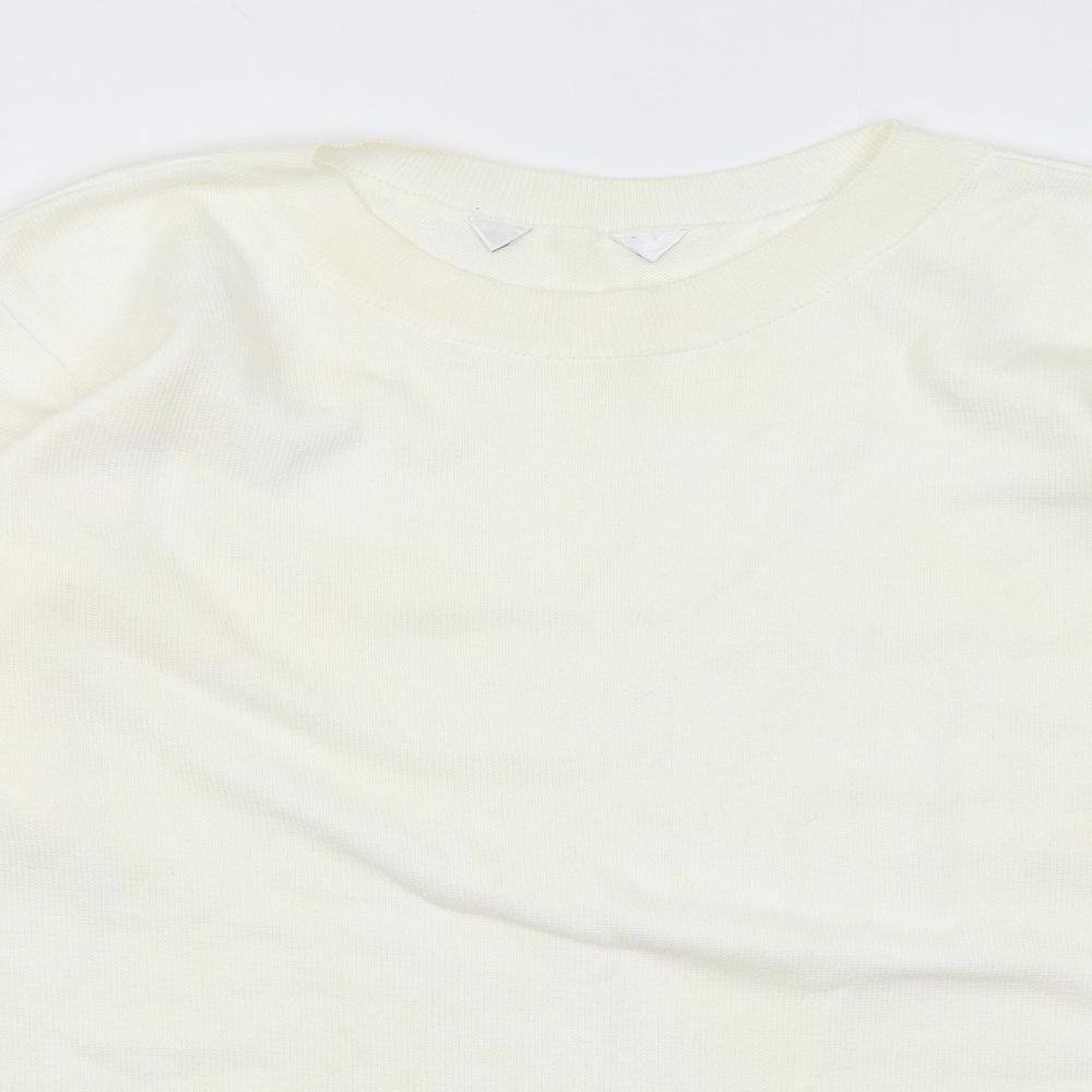 Preworn Womens Ivory   Pullover Jumper Size 16