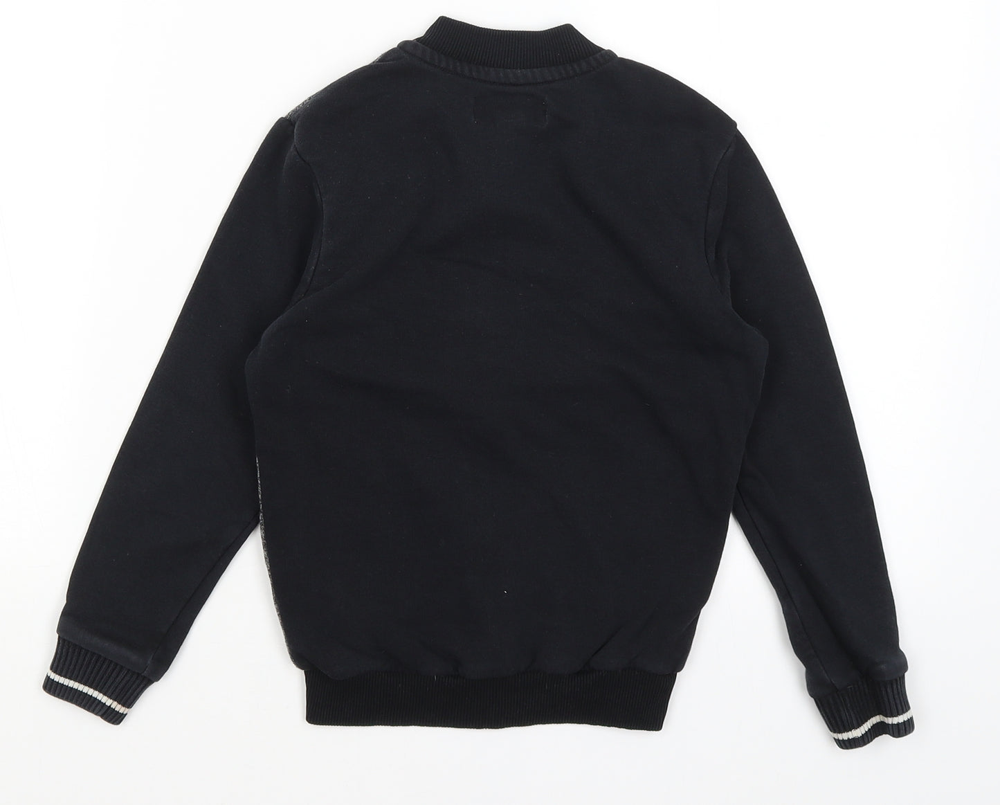 River Island Boys Black   Full Zip Jumper Size 5-6 Years