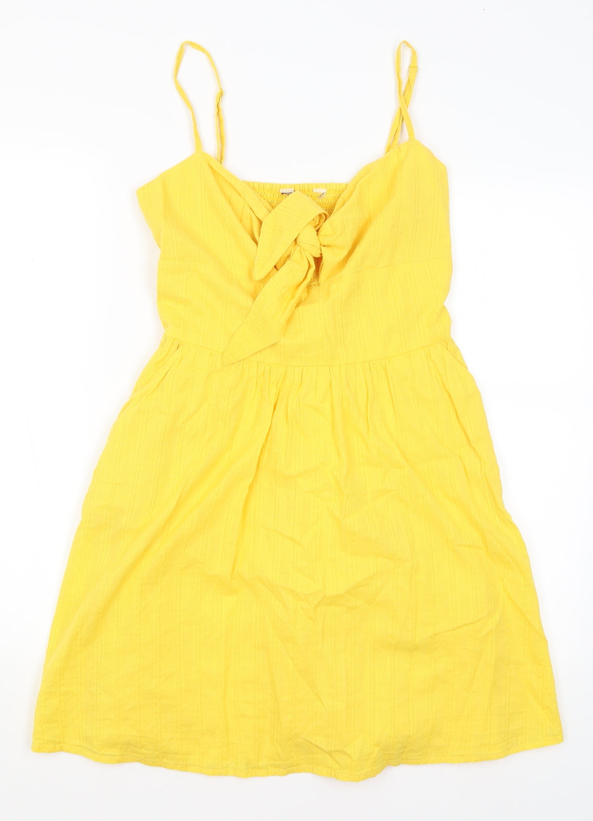 F&F Womens Yellow   Fit & Flare  Size 8