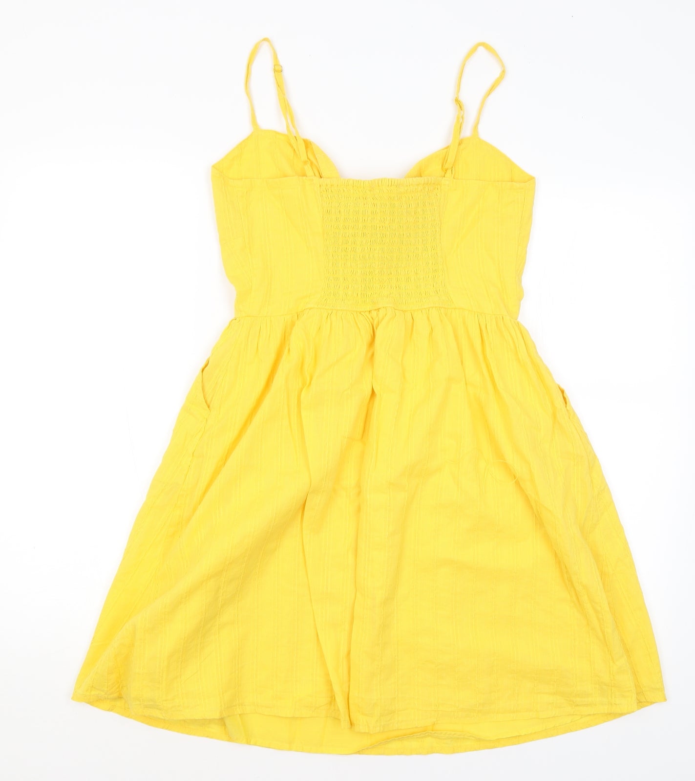 F&F Womens Yellow   Fit & Flare  Size 8