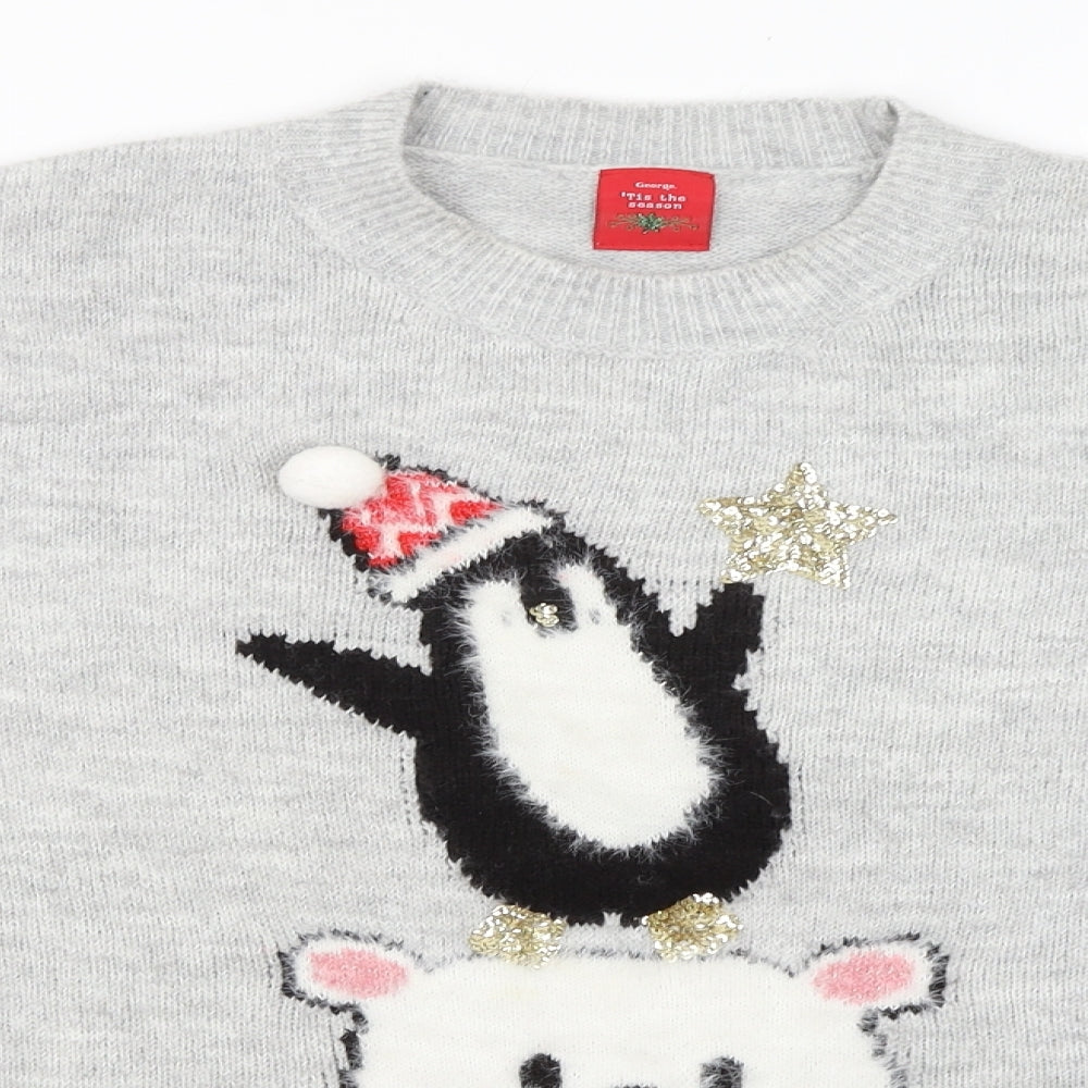 George Womens Grey   Pullover Jumper Size XL  - Penguin & Bear
