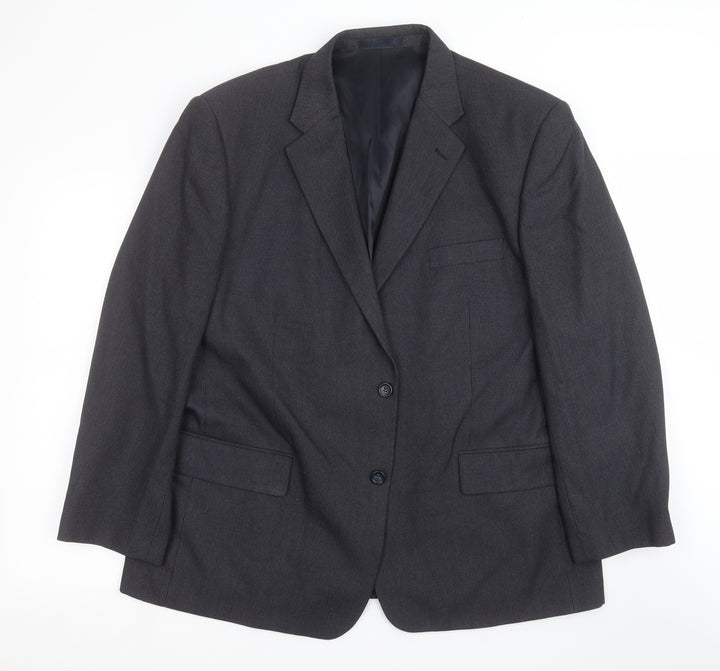 Charlton Gray Mens Grey   Jacket Suit Jacket Size 46