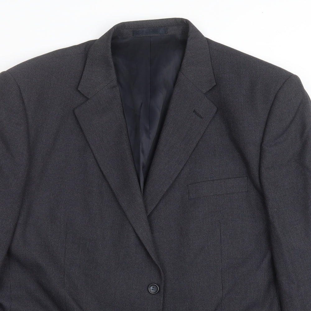 Charlton Gray Mens Grey   Jacket Suit Jacket Size 46
