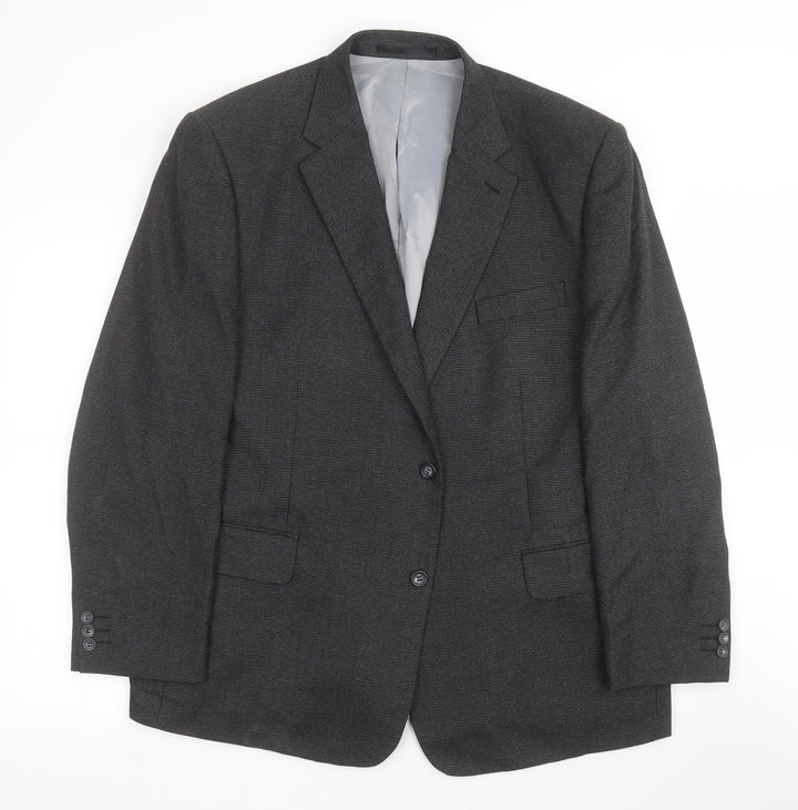 Charlton Gray Mens Grey   Jacket Suit Jacket Size 46