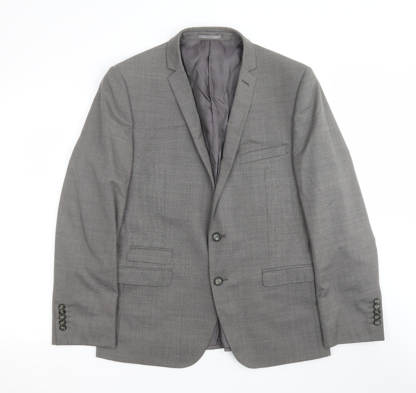 Ben Sherman Mens Grey   Jacket Suit Jacket Size 40