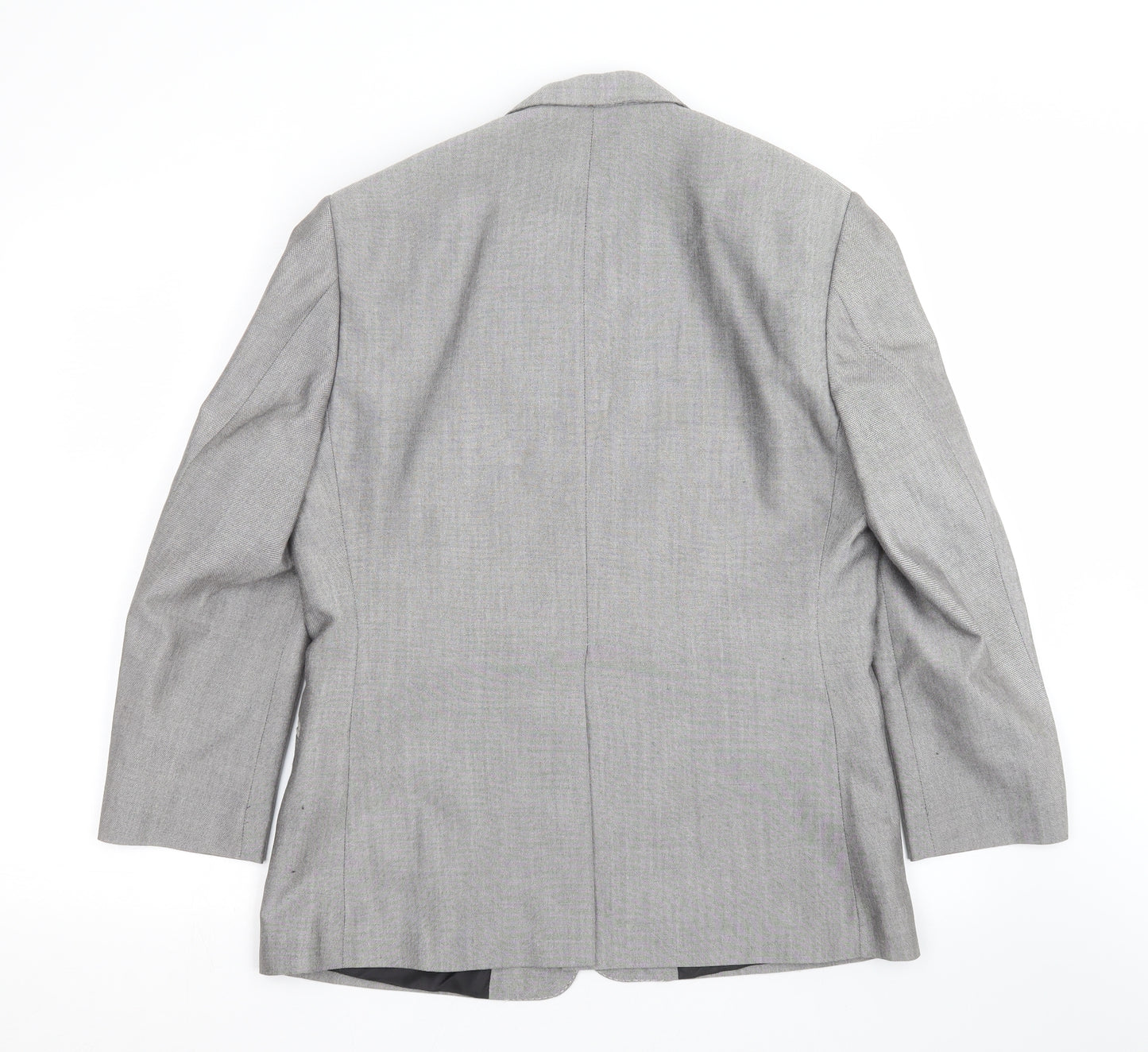 Preworn Mens Grey   Jacket Suit Jacket Size 38