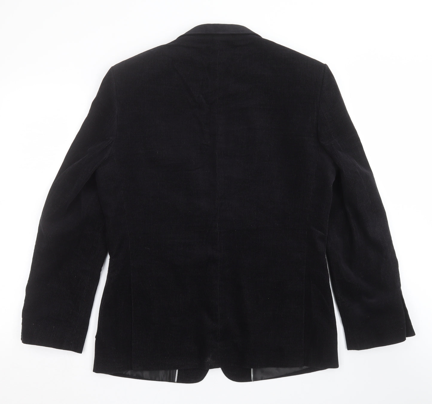 Cedar Wood State Mens Black  Corduroy Jacket Blazer Size 38