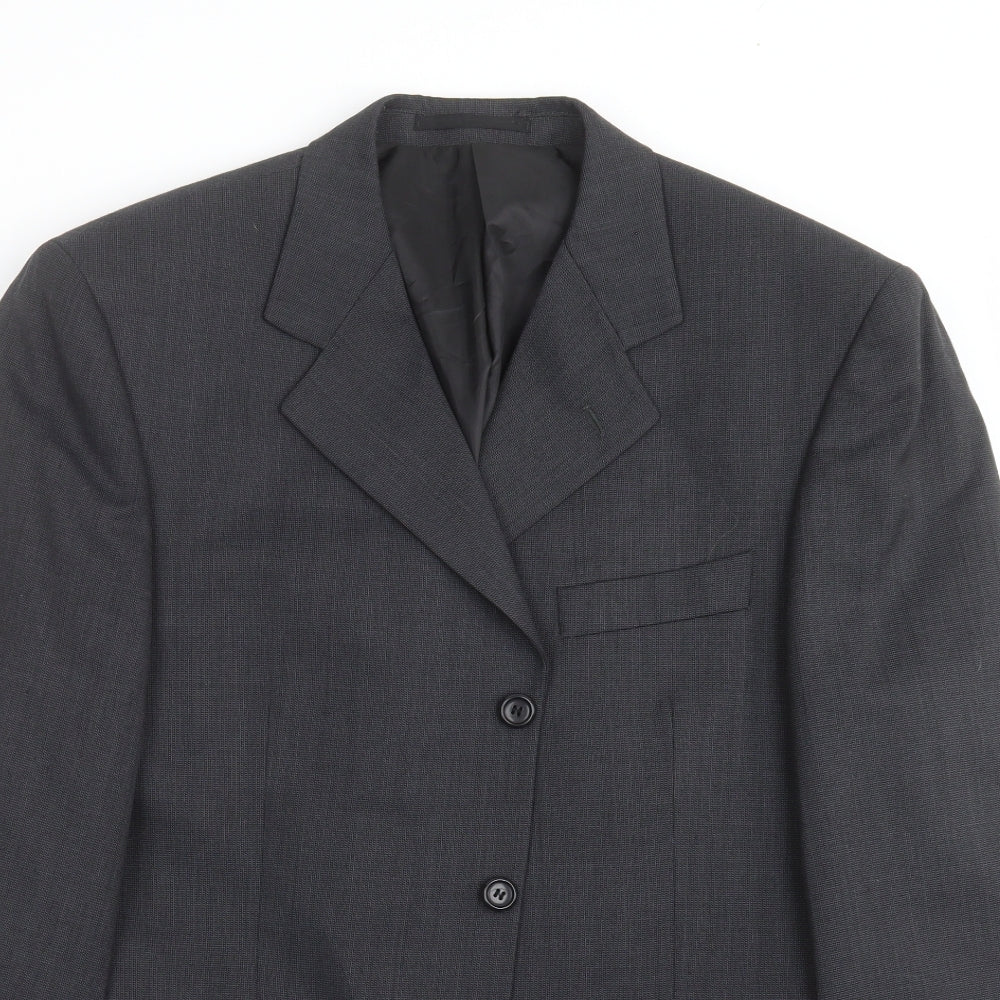 Burton Mens Grey   Jacket Suit Jacket Size 40
