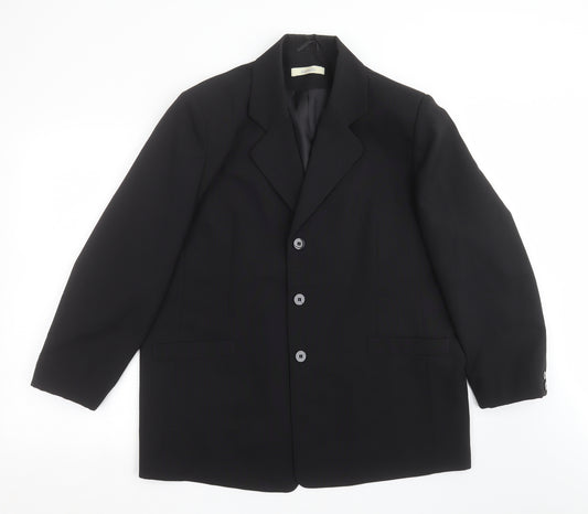 Front view of Classics women’s black jacket suit jacket, size UK 20