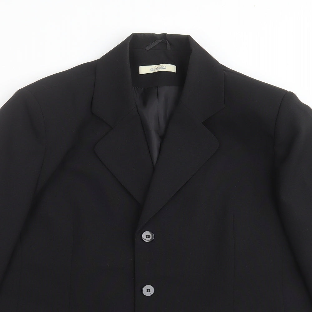 Classics Womens Black   Jacket Suit Jacket Size 20
