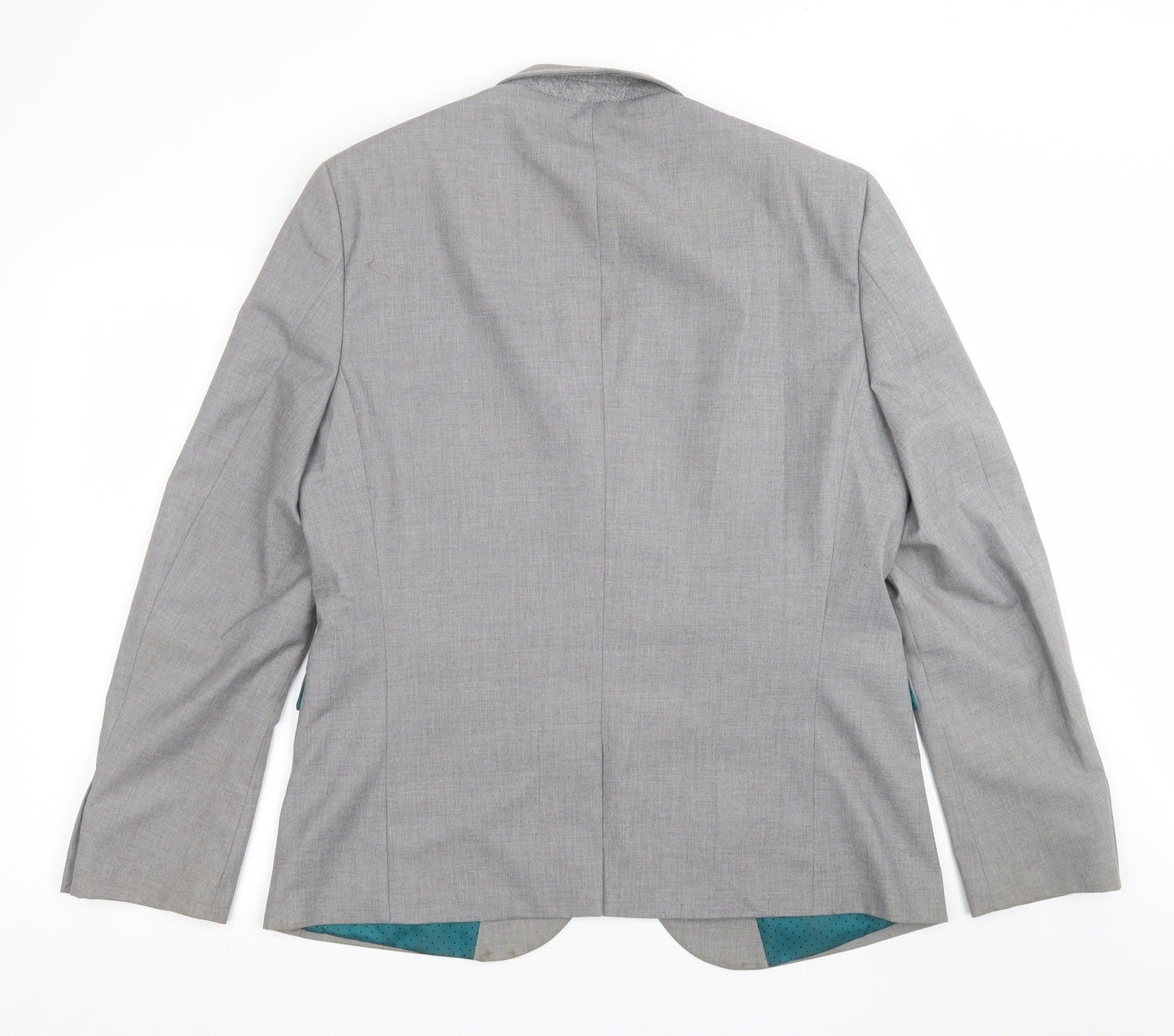 NEXT Mens Grey   Jacket Suit Jacket Size 44  - Skinny fit