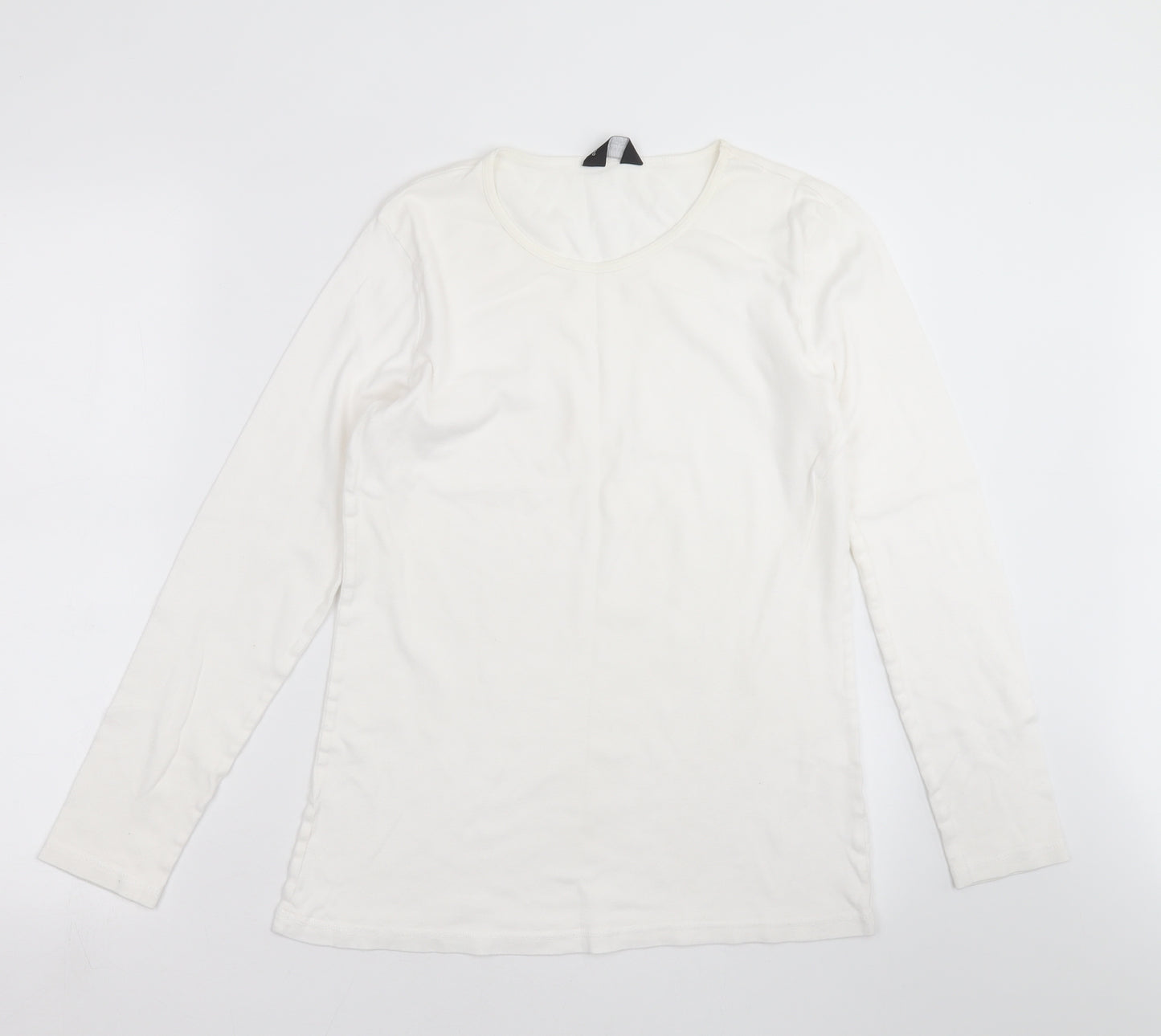 Dorothy Perkins Womens Ivory   Basic T-Shirt Size 16