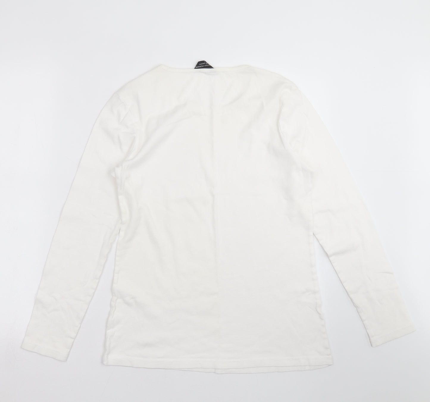 Dorothy Perkins Womens Ivory   Basic T-Shirt Size 16