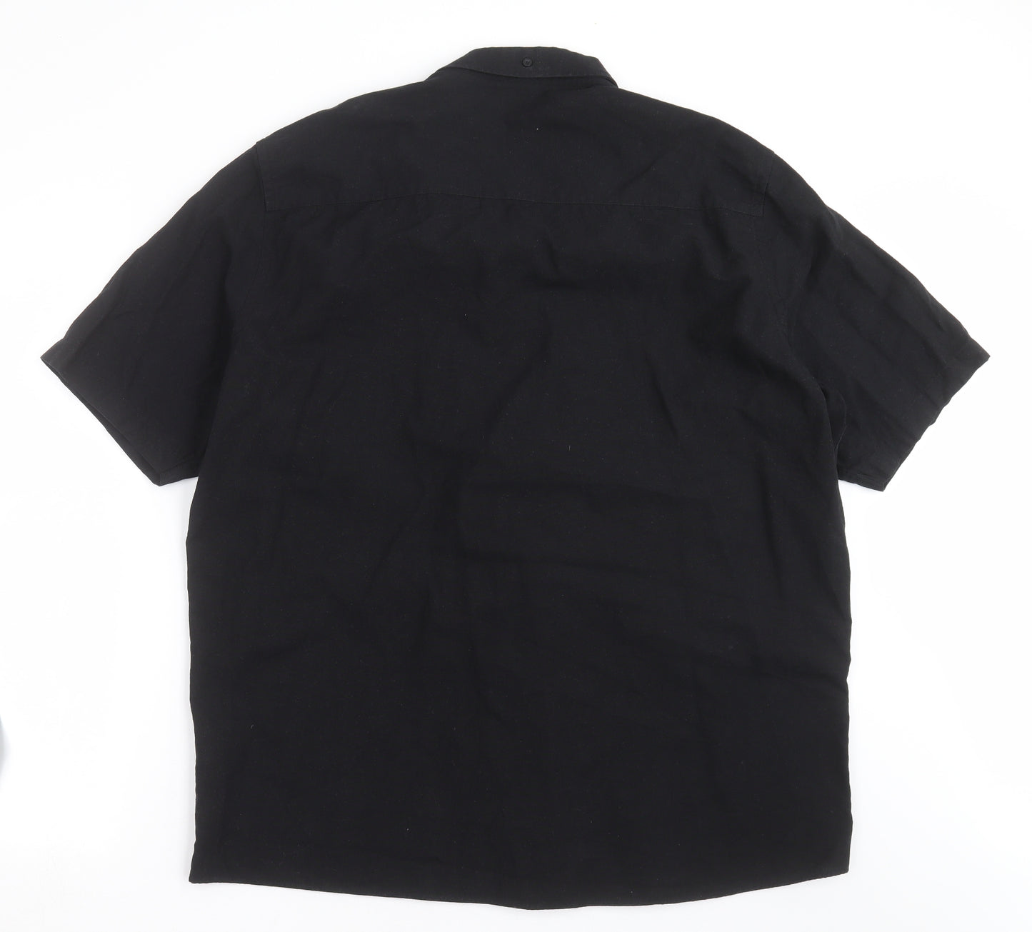 CAPSULE Mens Black    Button-Up Size XL