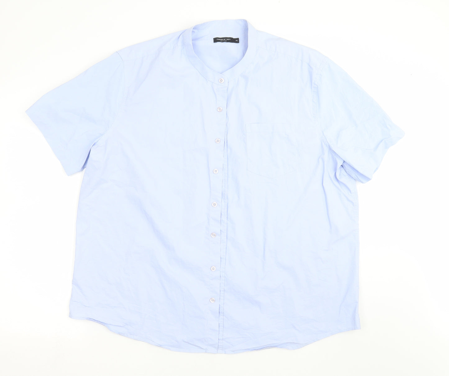 CAPSULE Mens Blue    Button-Up Size XL