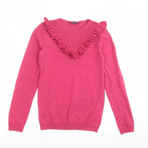 Dorothy Perkins Womens Pink  Knit Pullover Jumper Size 10