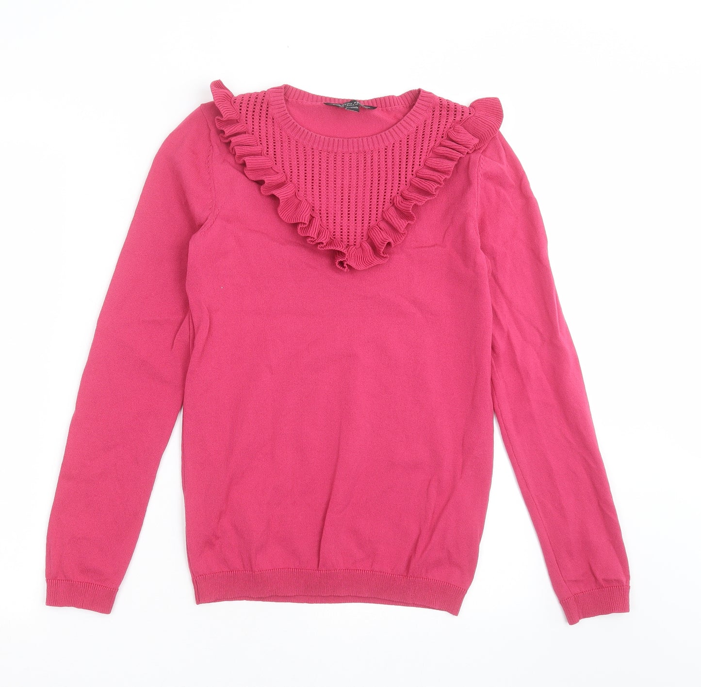 Dorothy Perkins Womens Pink  Knit Pullover Jumper Size 10