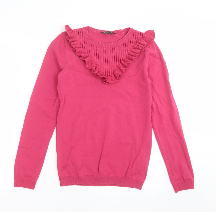 Dorothy Perkins Womens Pink  Knit Pullover Jumper Size 10