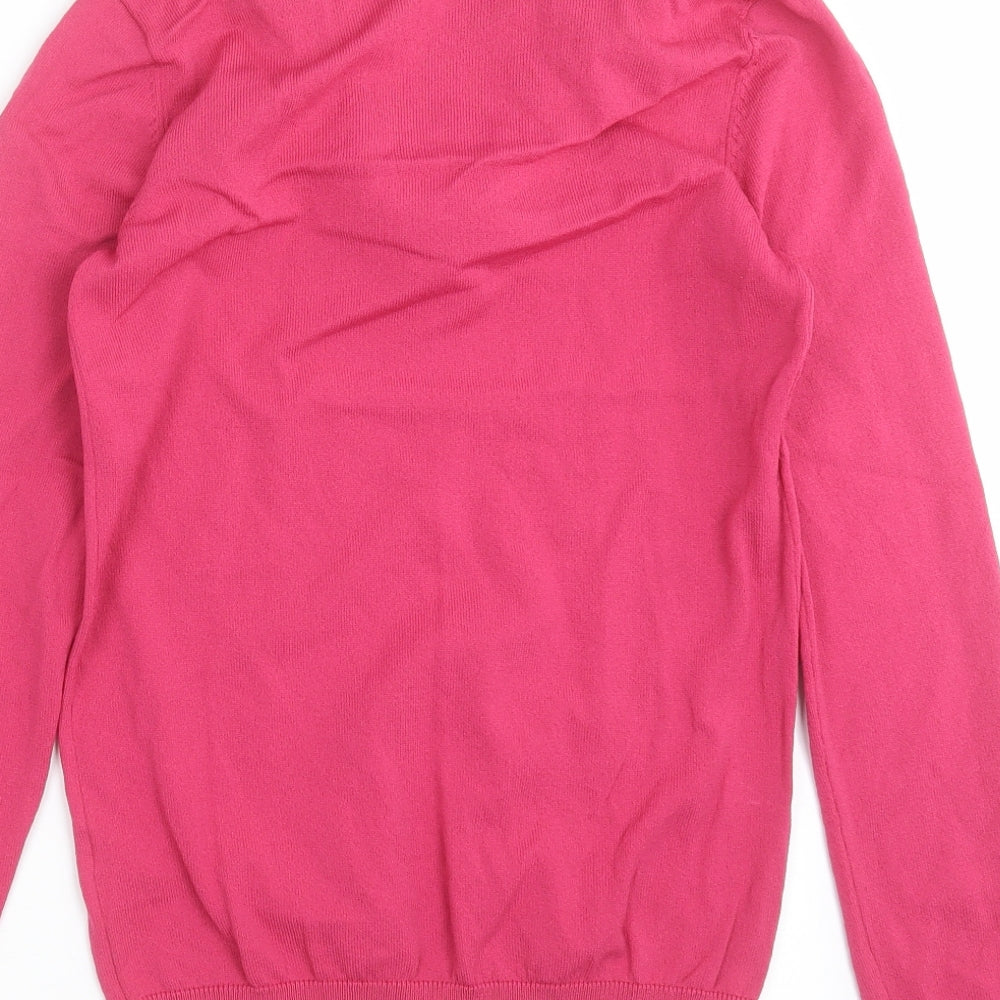 Dorothy Perkins Womens Pink  Knit Pullover Jumper Size 10