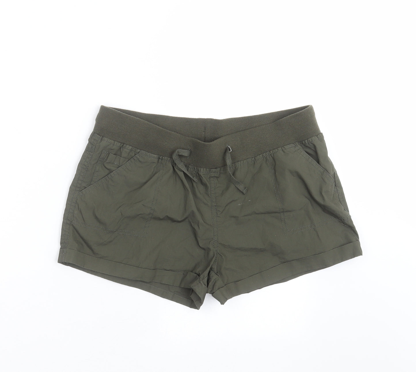 Primark Womens Green   Hot Pants Shorts Size 12