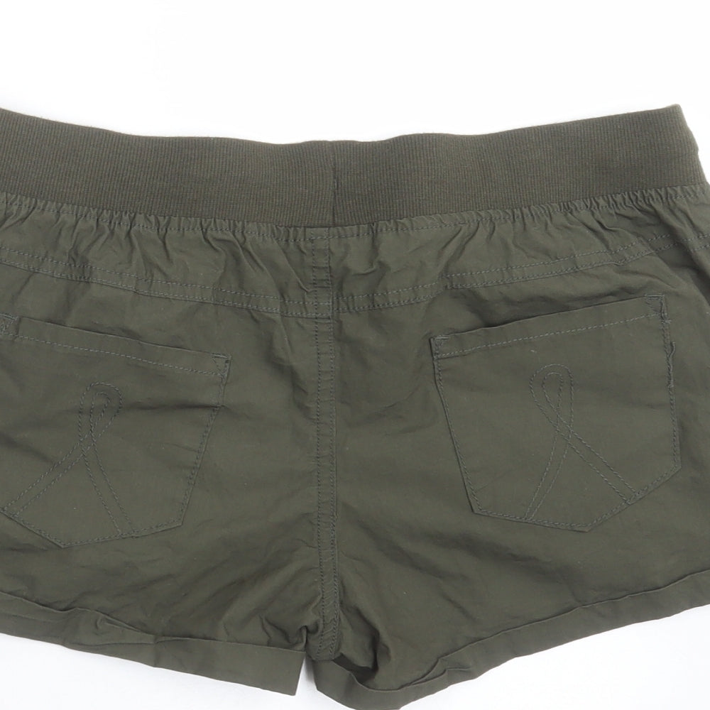 Primark Womens Green   Hot Pants Shorts Size 12