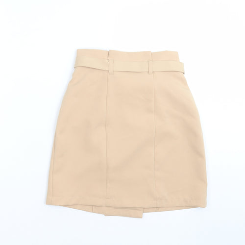 Primark Womens Beige   Straight & Pencil Skirt Size 4