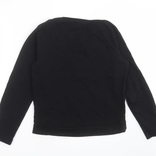NEXT Womens Black   Pullover Sweatshirt Size 10