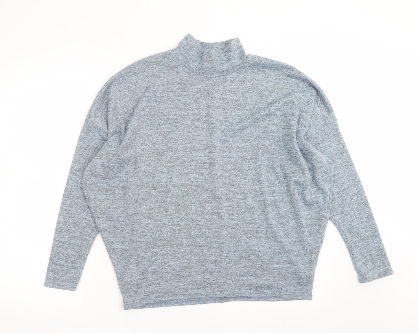 Roman Womens Blue  Knit Pullover Jumper Size M