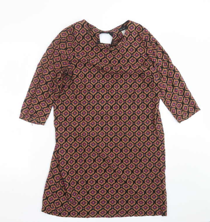 La Redoute Womens Black Geometric Shift Size 12