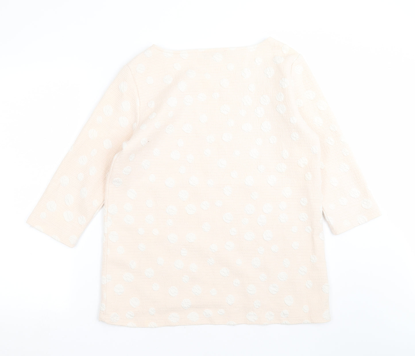 Tesini Womens Pink Geometric  Pullover Jumper Size 14