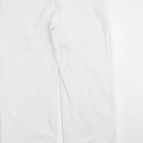 TU Womens White   Cropped Trousers Size 14 L21 in