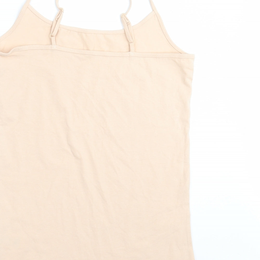 Primark Womens Beige   Camisole T-Shirt Size 14