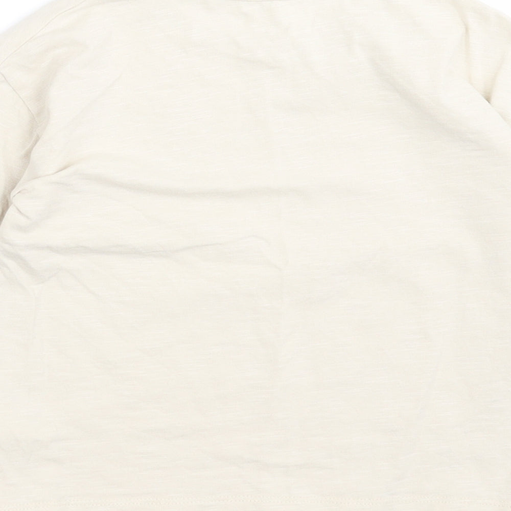 George Girls Beige   Basic T-Shirt Size 3-4 Years  - K
