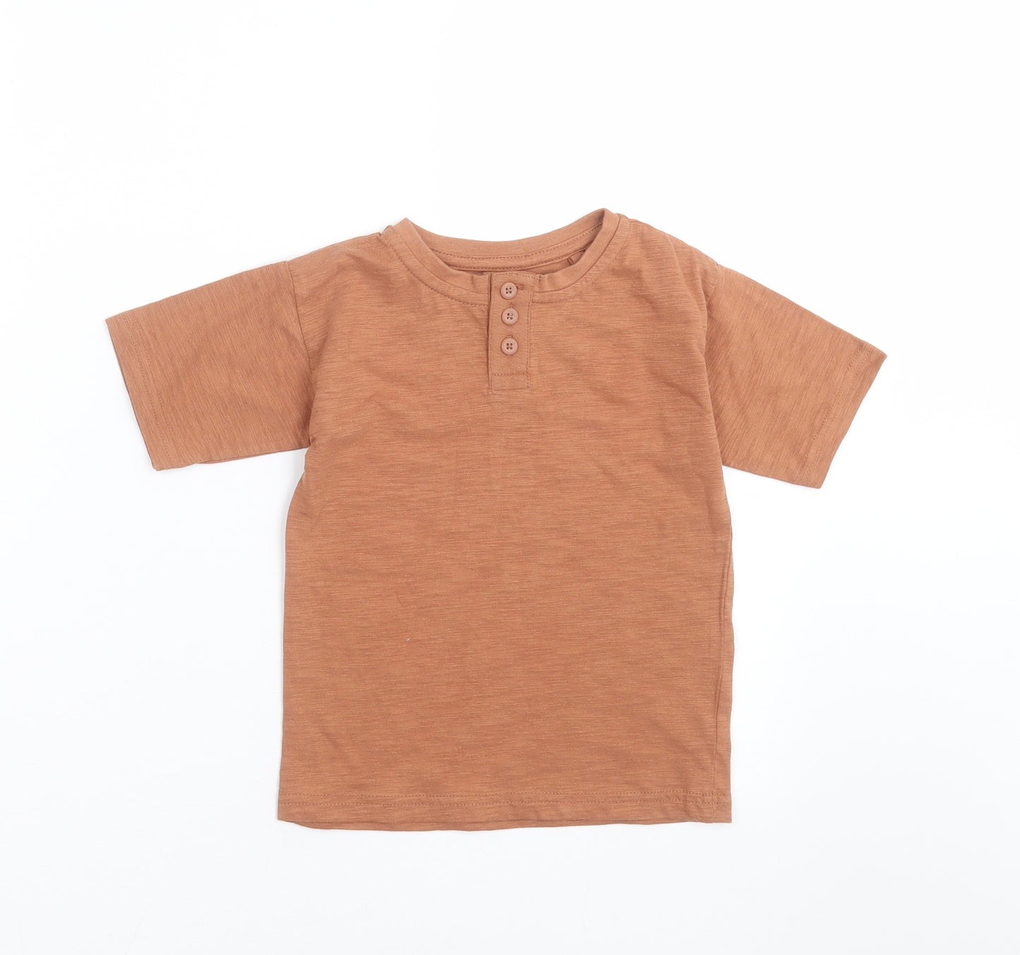 George Boys Brown   Basic T-Shirt Size 3-4 Years