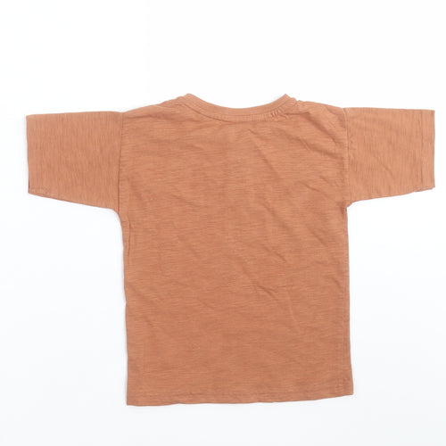 George Boys Brown   Basic T-Shirt Size 3-4 Years