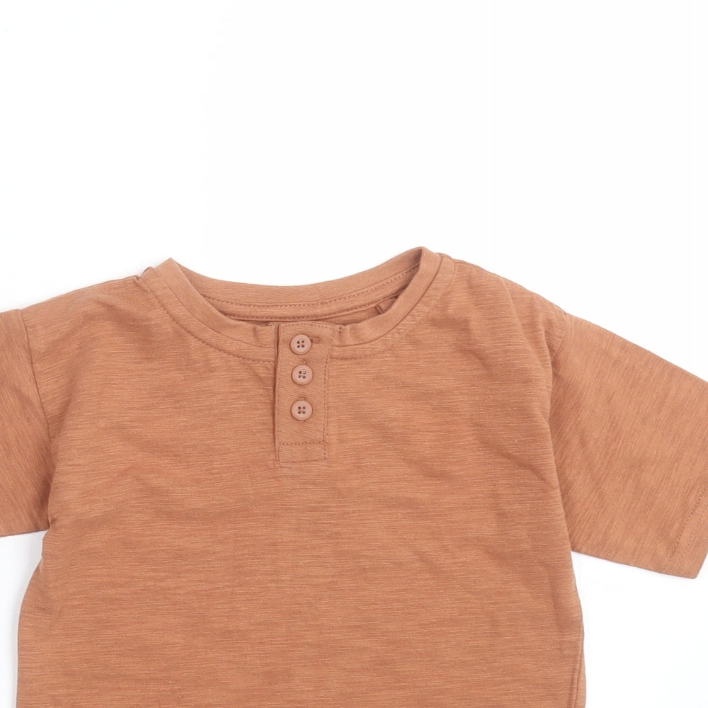 George Boys Brown   Basic T-Shirt Size 3-4 Years
