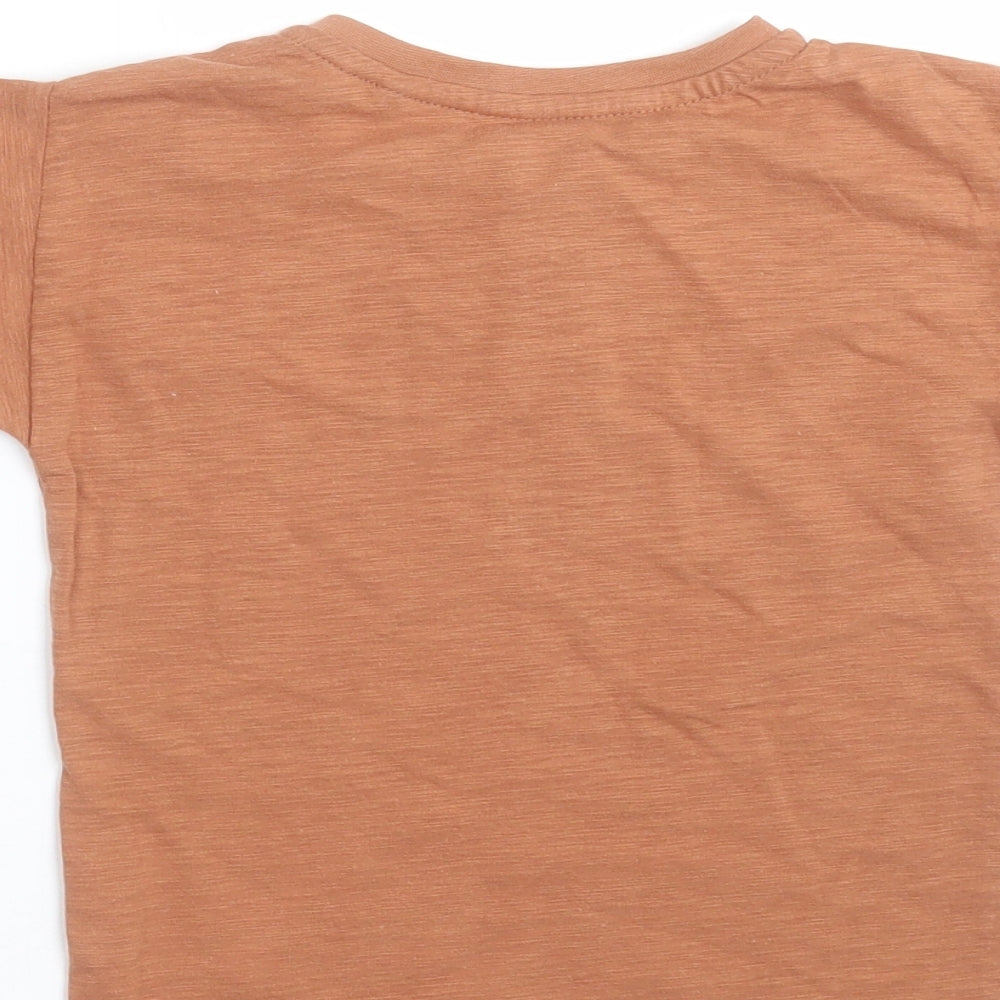 George Boys Brown   Basic T-Shirt Size 3-4 Years